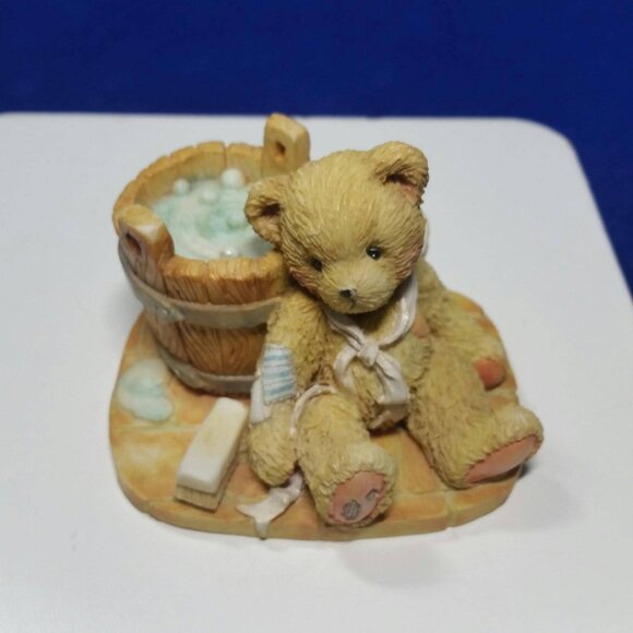 Cherished Teddies Joshua Love Repairs All Figurine Enesco 950556 Hamilton Gifts - Picture 9 of 10